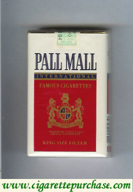 Pall Mall International Famous Cigarettes soft box